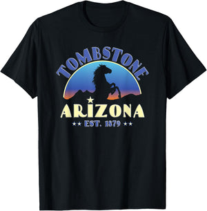 Tombstone, Arizona AZ Wild Horse T-Shirt - T-Shirt | Black