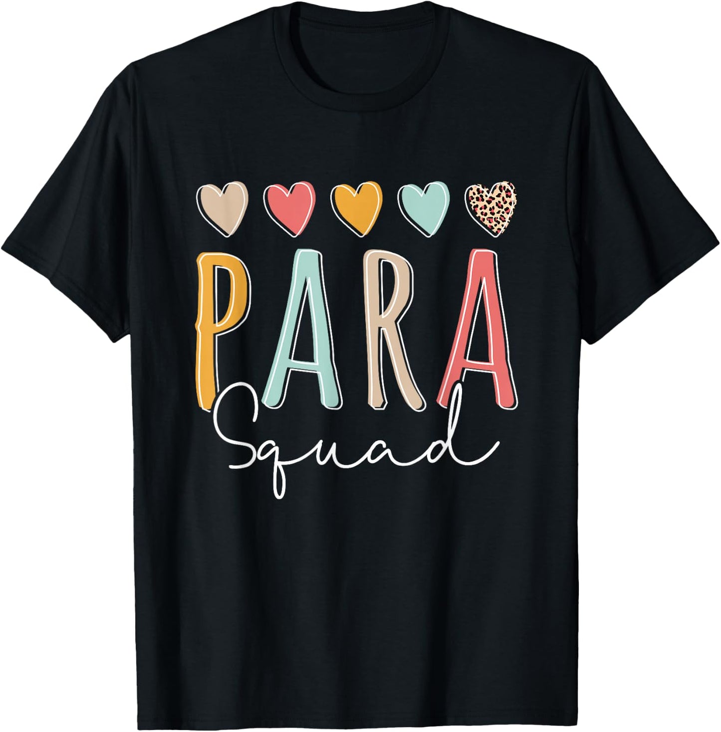 para Squad Paraprofessional T-Shirt - T-Shirt | Black