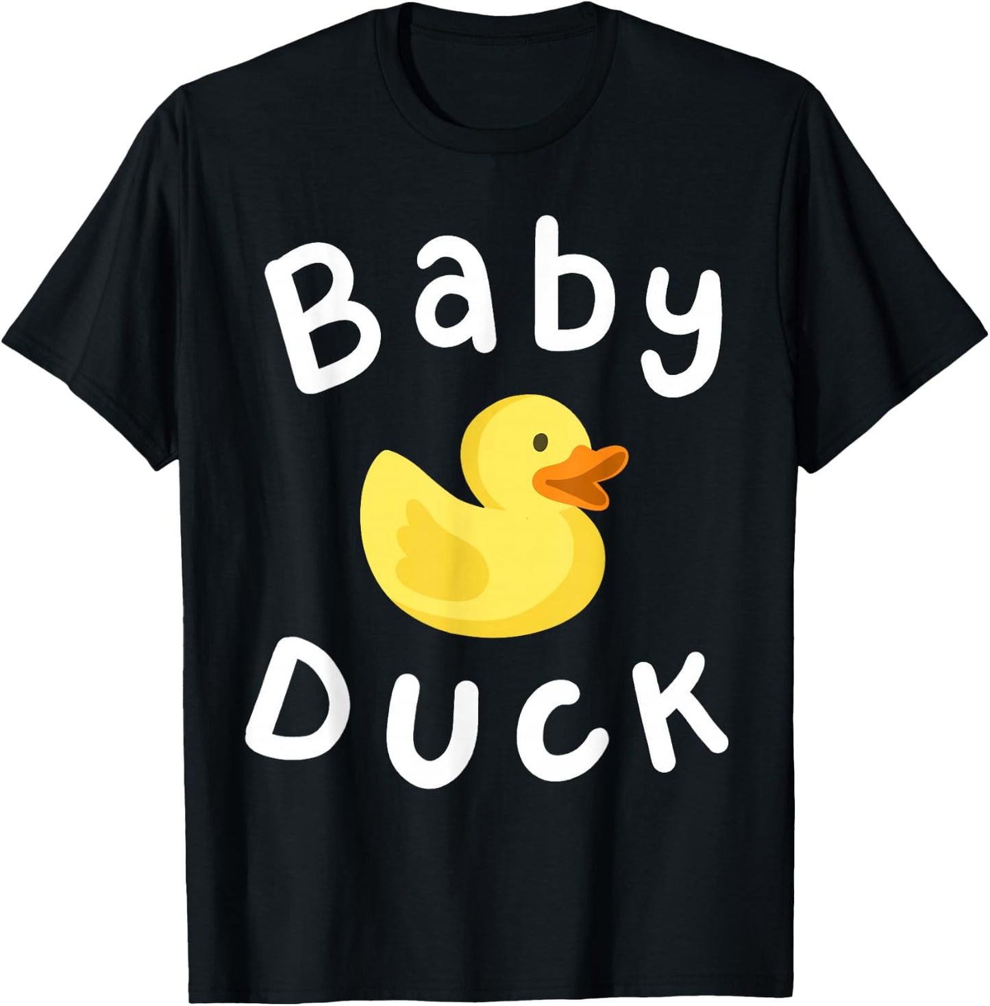 Baby Duck Birthday Rubber Duck Lover Family Matching Toddler T-Shirt - T-Shirt | Black