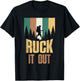 Ruck It Out Backpack Workout Rucking T-Shirt - T-Shirt | Black