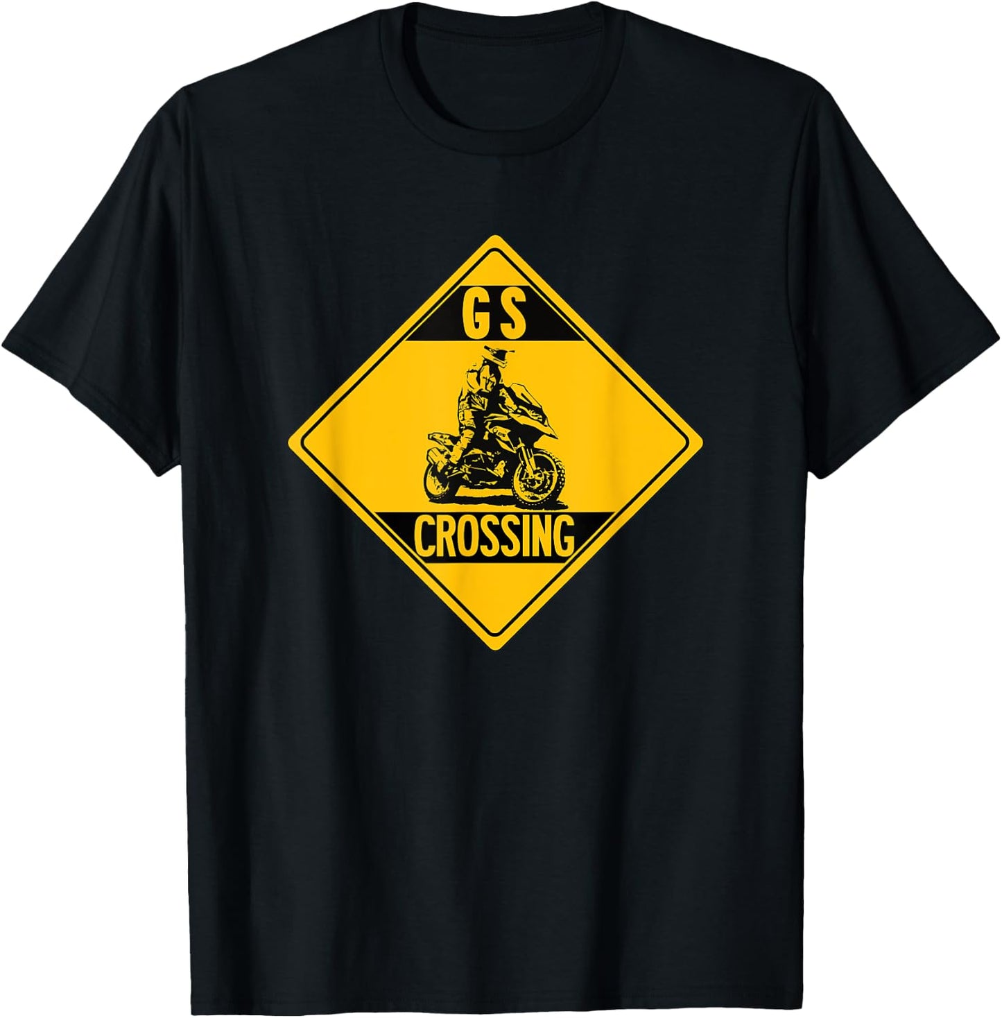 Enduro Motorcycle Designs R1200GS Enduro GS - Men's Black Classic Fit Short Sleeve - Motorcycle Themed - Gift - All Seasons - 1 Count - Size Small T-Shirt - T-Shirt | Black