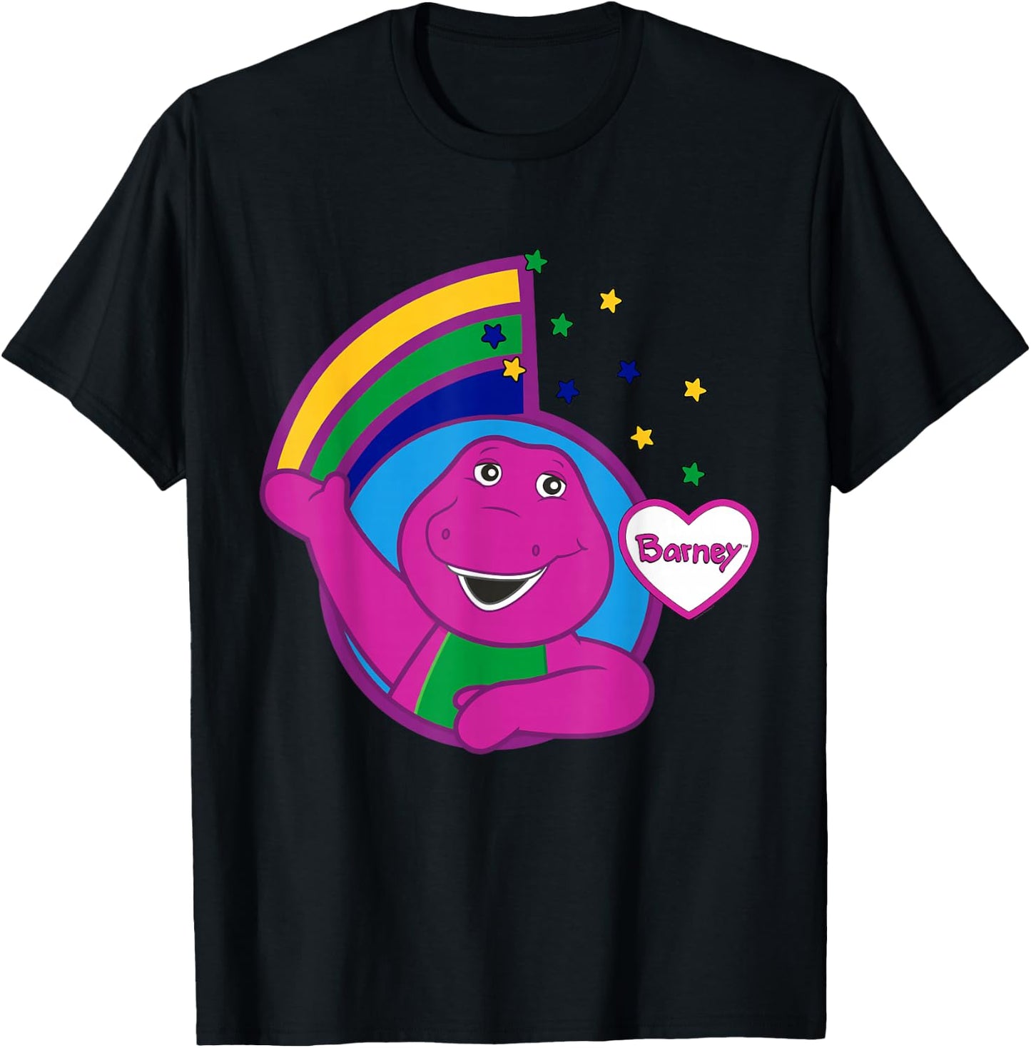 Barney - Rainbow -rific T-Shirt - T-Shirt | Black