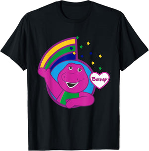 Barney - Rainbow -rific T-Shirt - T-Shirt | Black