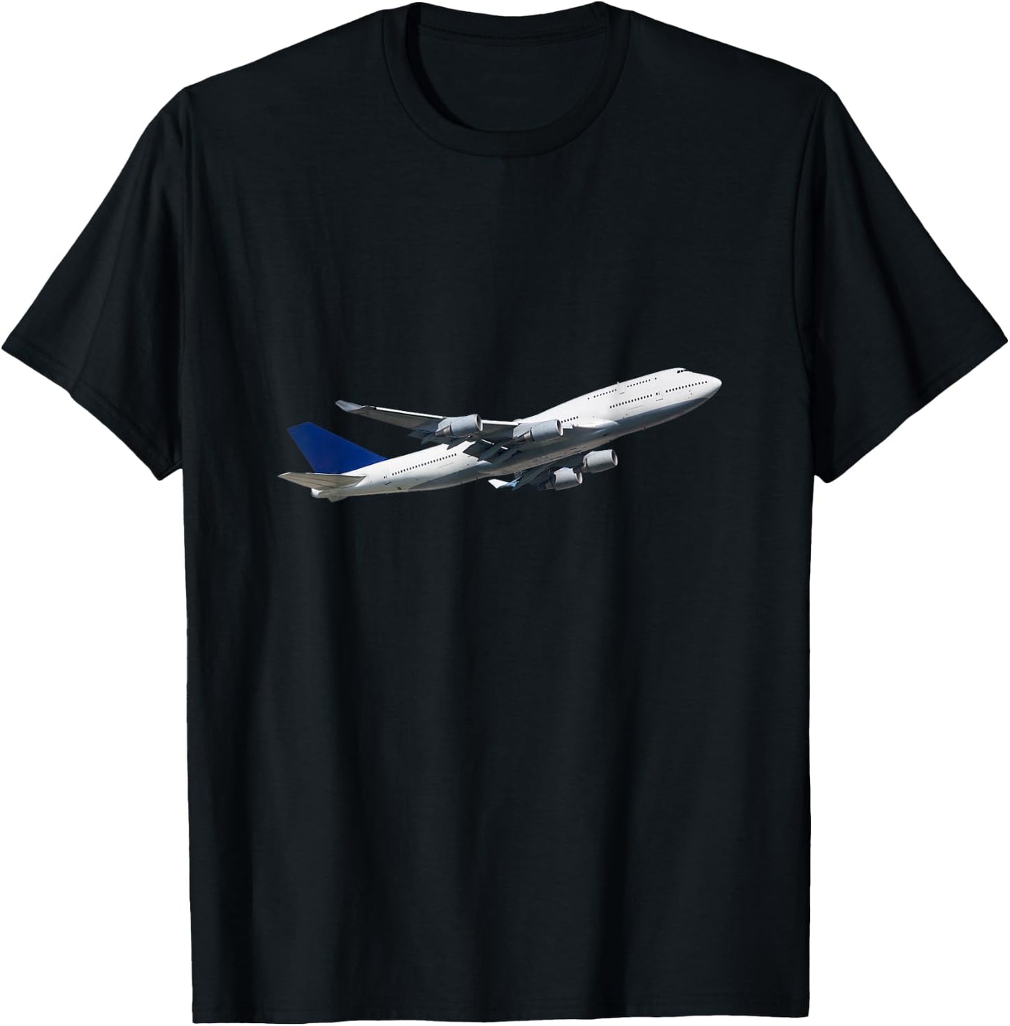 Jet Airliner 747-400 T-Shirt - T-Shirt | Black