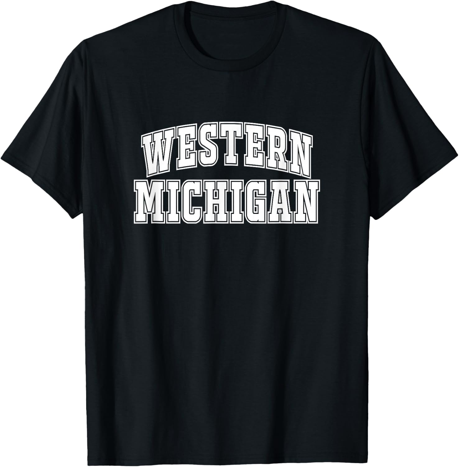 Vintage Town Western Michigan T-Shirt - T-Shirt | Black
