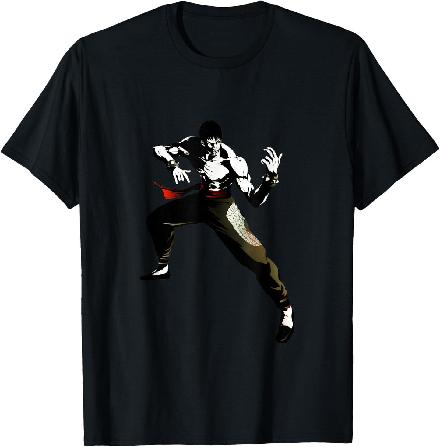 Tekken7 Law 001 T-Shirt - T-Shirt | Black
