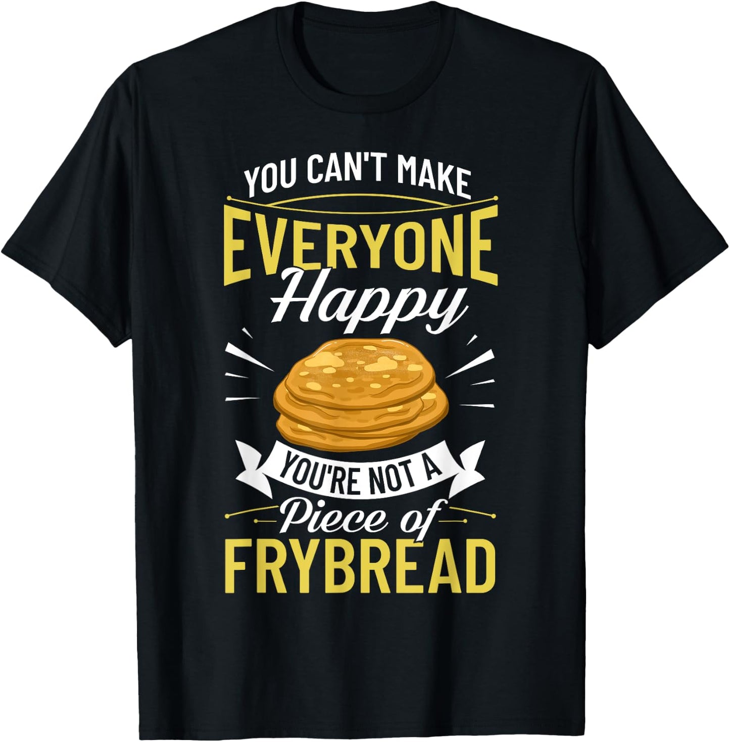 Frybread Fry Bread Indian Taco Native American T-Shirt - T-Shirt | Black