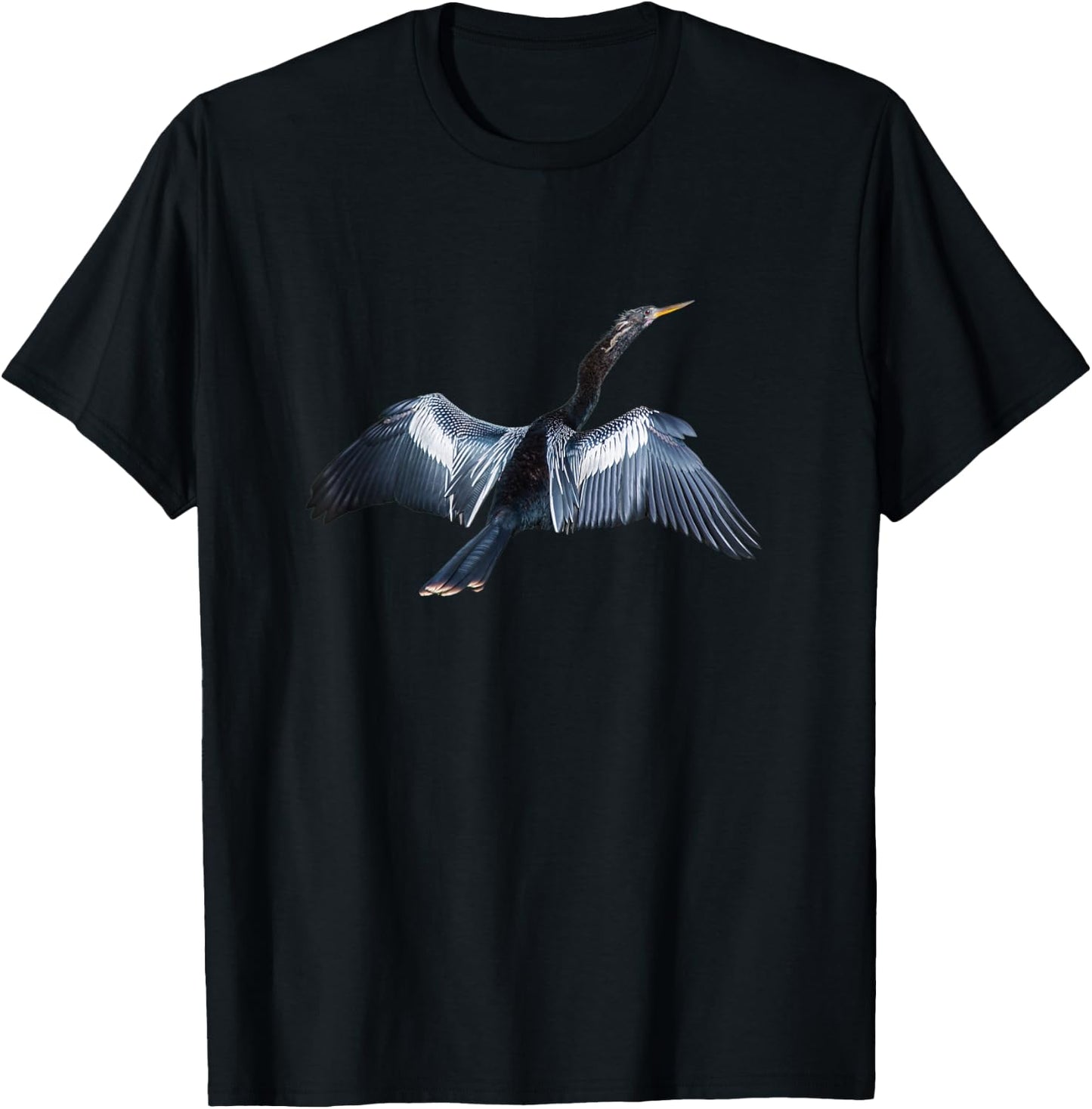 Anhinga Snake Bird Darter Bird Anhinga Cormorant T-Shirt - T-Shirt | Black