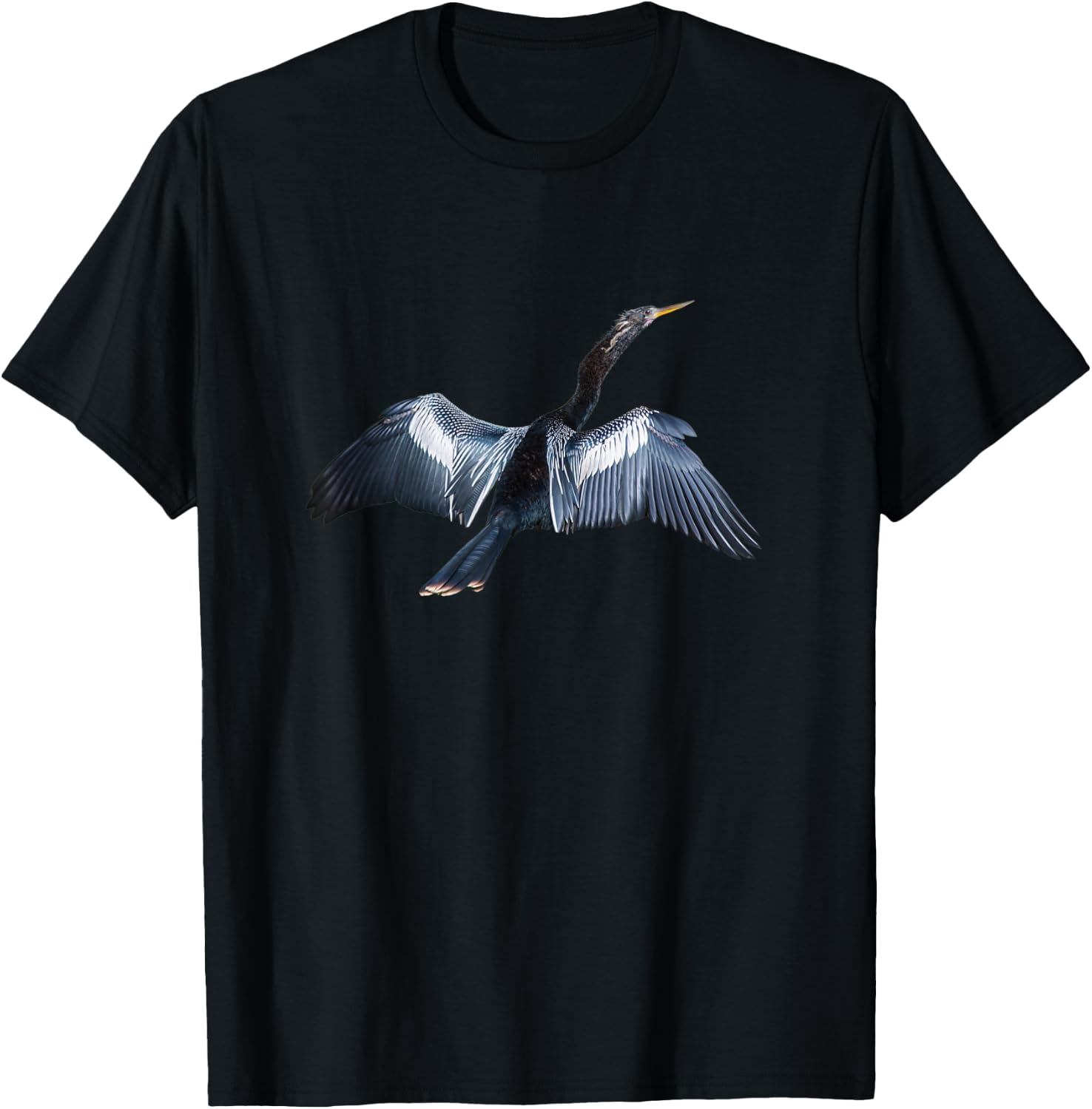 Anhinga Snake Bird Darter Bird Anhinga Cormorant T-Shirt - T-Shirt | Black