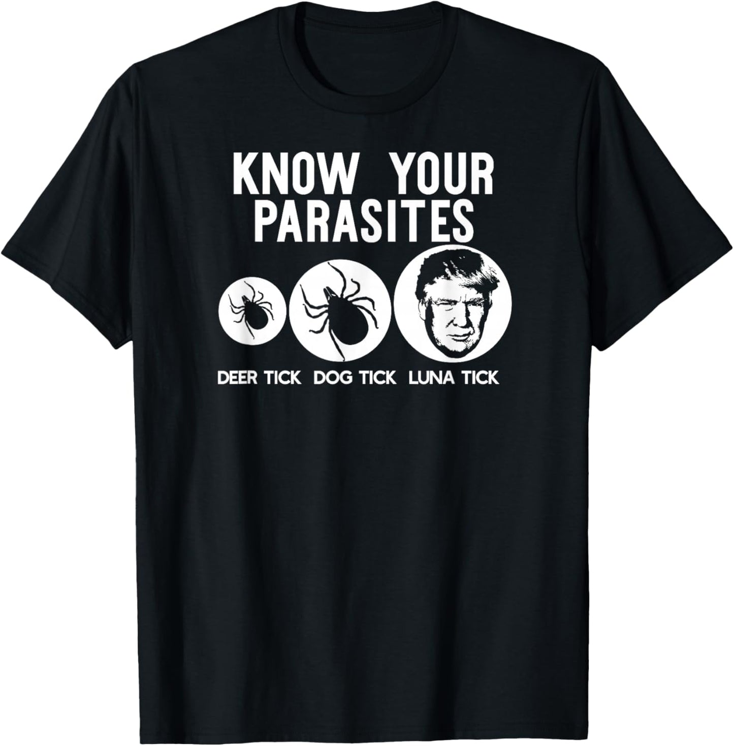 Know Your PARASITES Anti-Trump Resist T Shirt Funny Gift T-Shirt - T-Shirt | Black