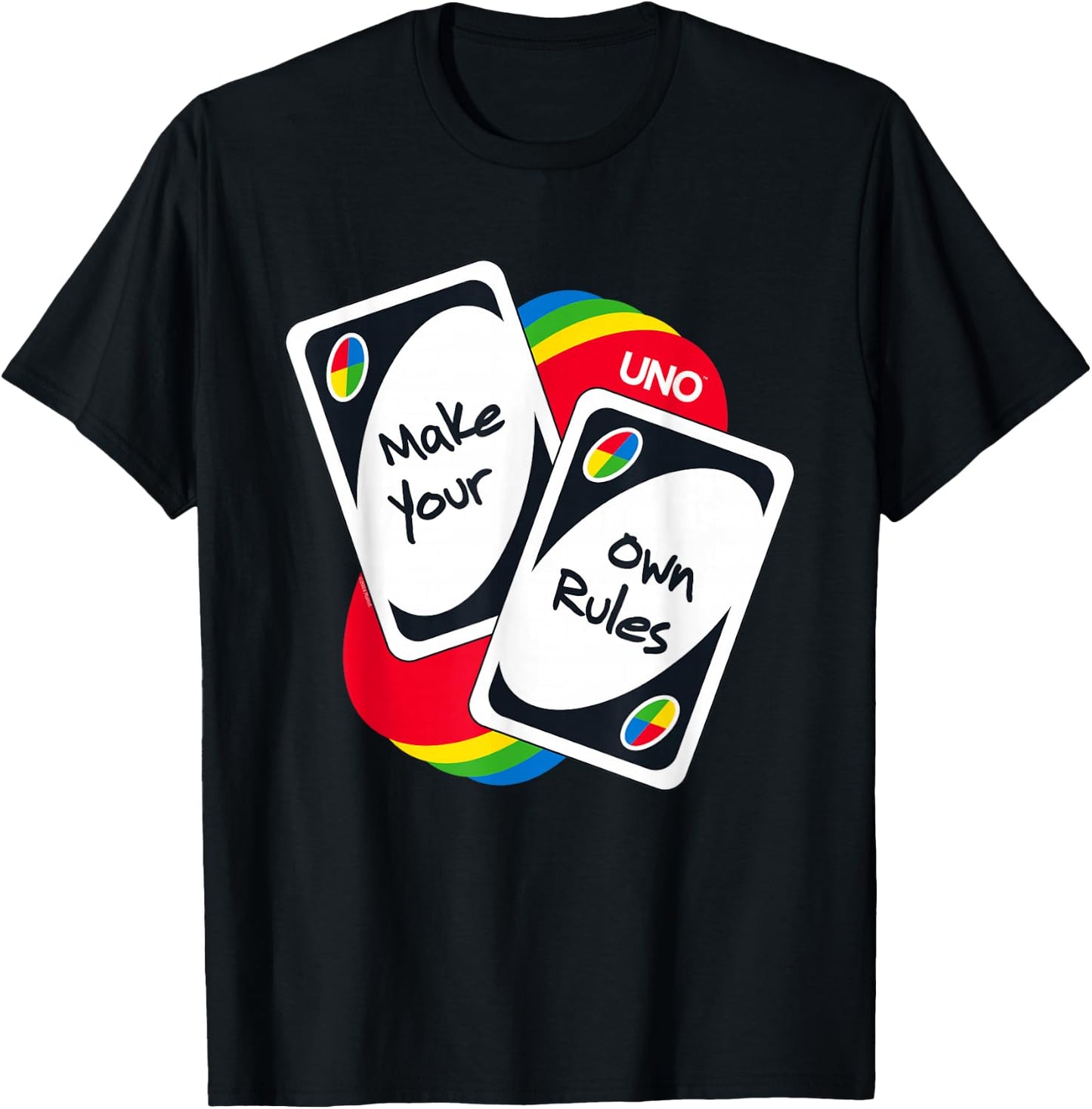 UNO - Make Your Own Rules T-Shirt - T-Shirt | Black