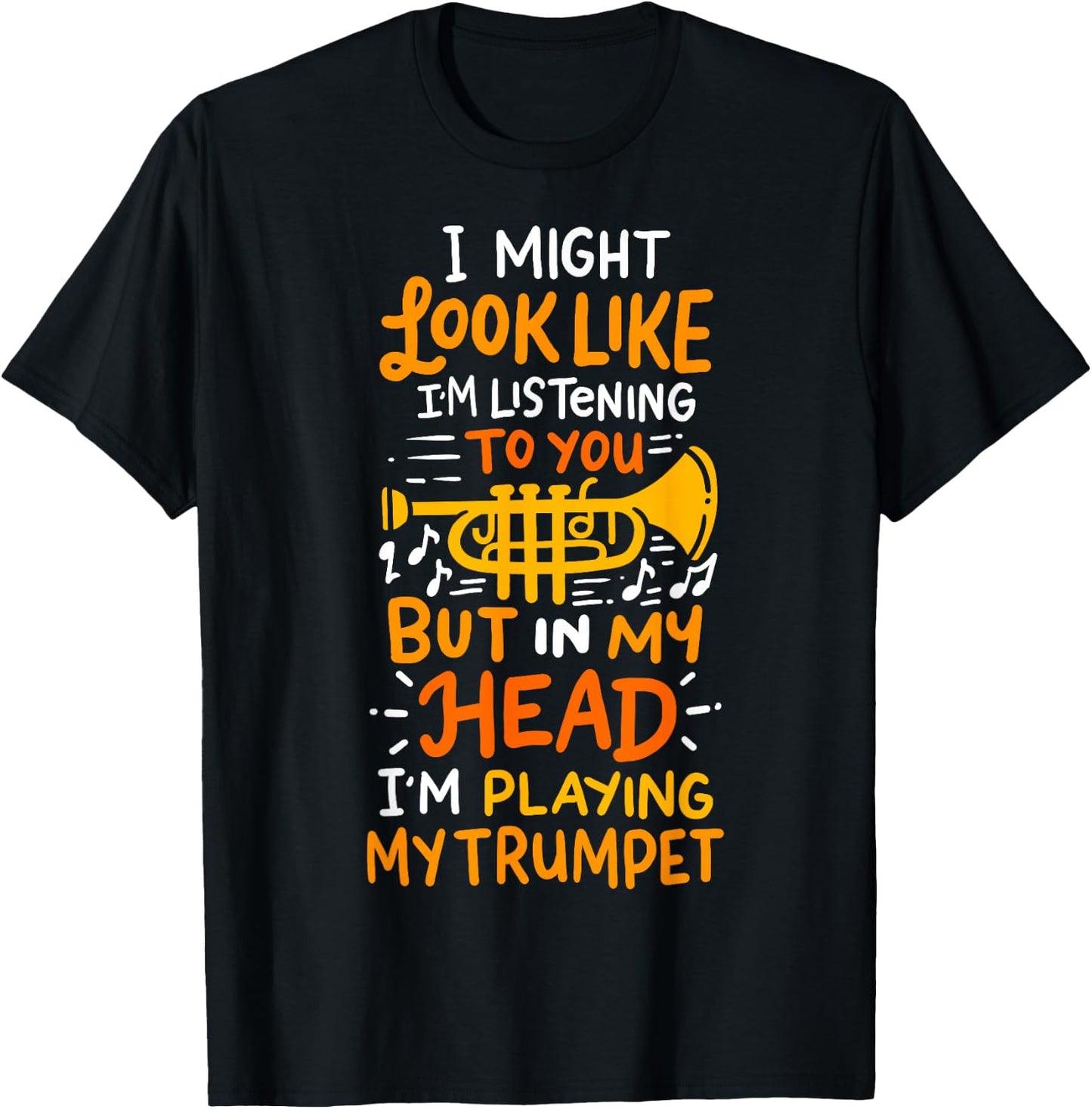 Musicians Birthday And Shop Trumpet Player T-Shirt - T-Shirt | Black