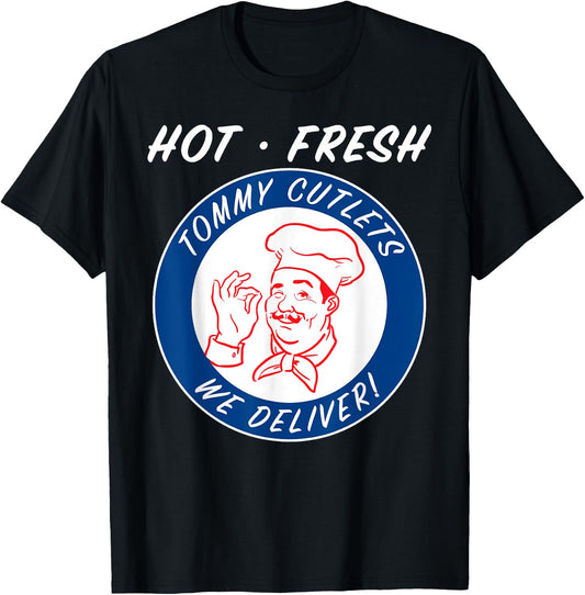 Funny New Jersey Italian American Devito NJ Cutlets T-Shirt - T-Shirt | Black