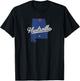 Huntsville Alabama AL Map T-Shirt - T-Shirt | Black