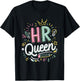 HR Queen for Human Resources Team T-Shirt - T-Shirt | Black