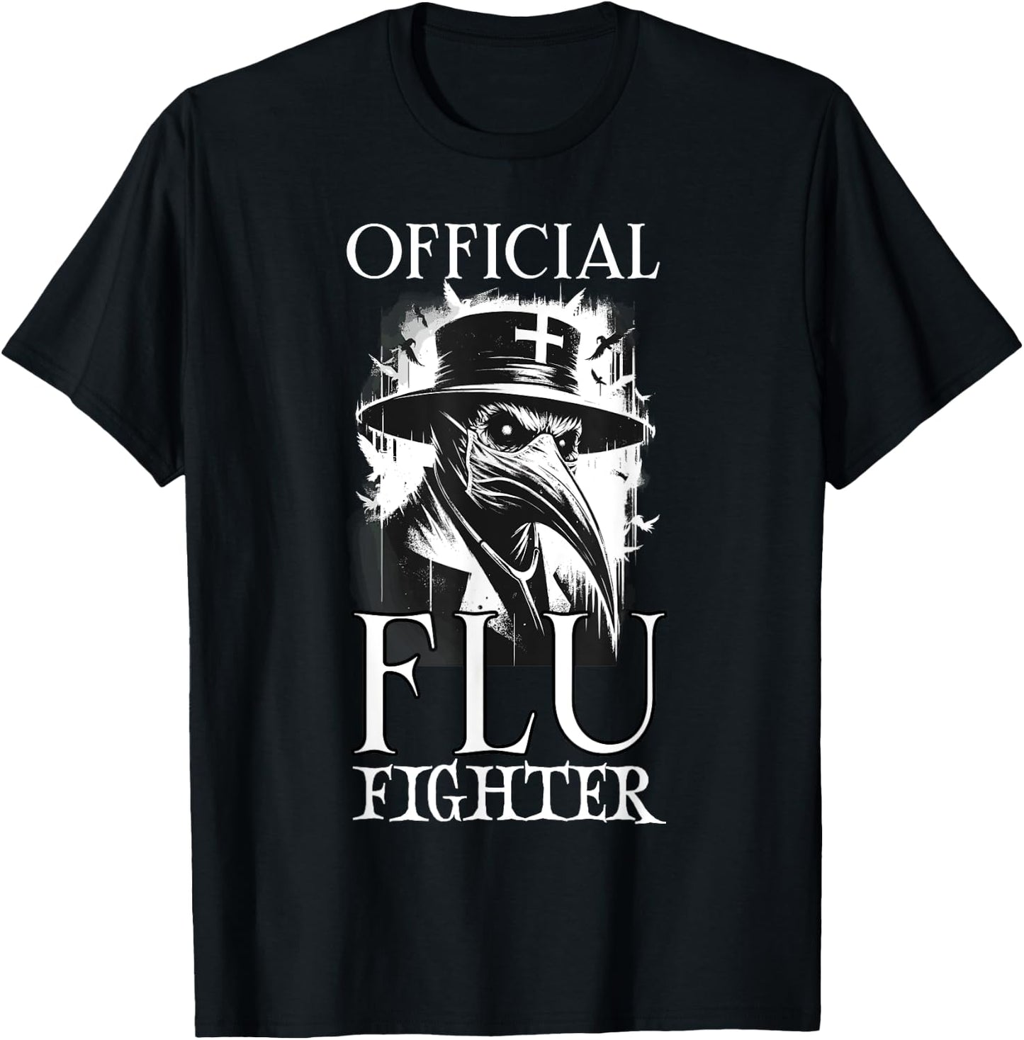 Spooky Halloween Horror Plague Doctor Pandemic T-Shirt - T-Shirt | Black