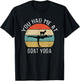 Goat Yoga Retro You Had Me At Baa Maste Goat Yoga Women T-Shirt - T-Shirt | Black
