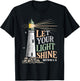 Christianity Jesus Lighthouse-let your light shine T-Shirt - T-Shirt | Black