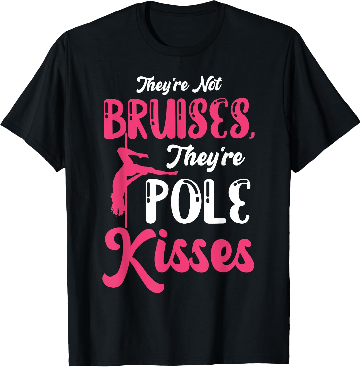 Funny Pole Dance Pole Fitness Pole Dance Gift T-Shirt - T-Shirt | Black