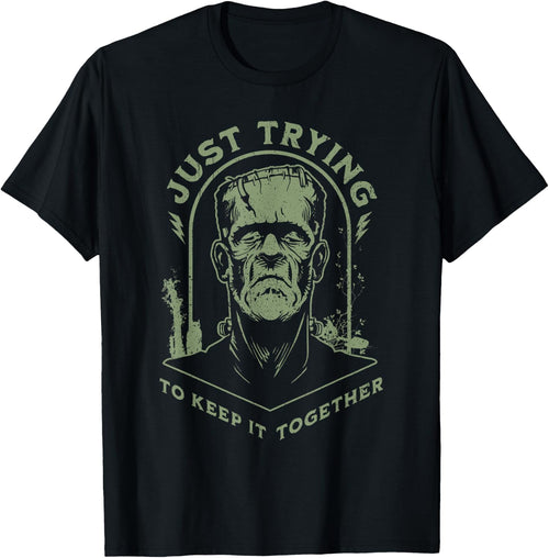 Funny Frankenstein Monster Just Trying to Keep it Together