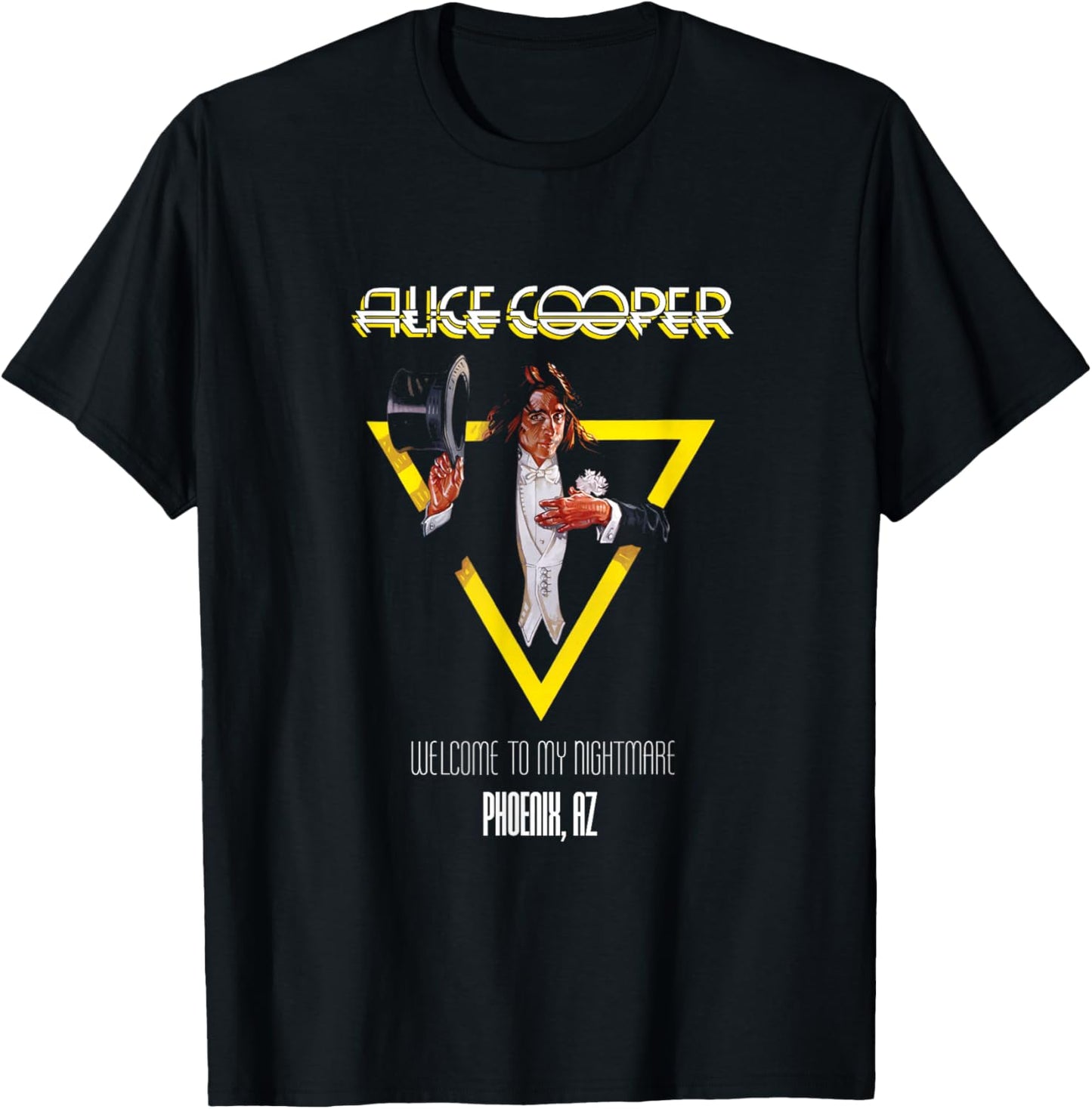 Alice Cooper World Tour 2025 Phoenix T-Shirt - T-Shirt | Black