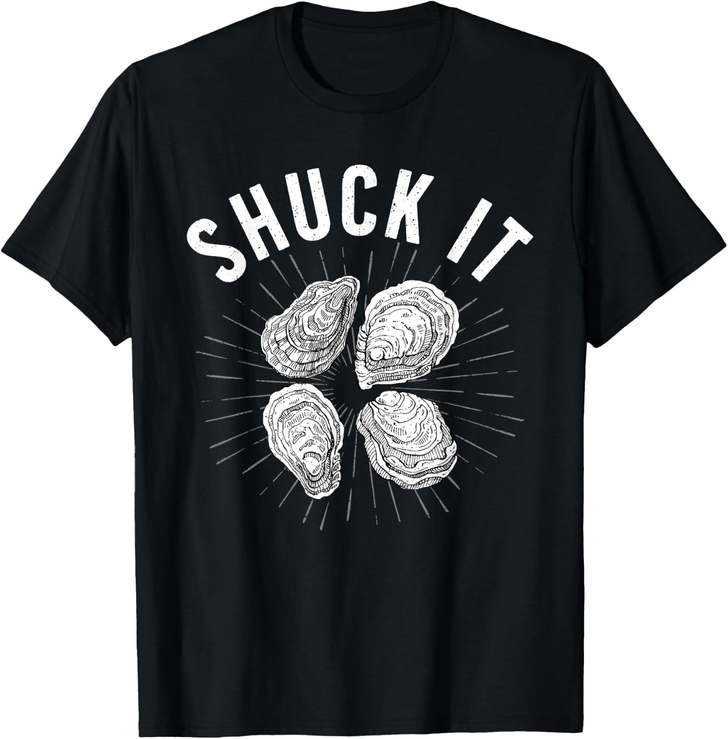 Cool Oyster Art Women Oyster Shucker Shuck Shucking T-Shirt - T-Shirt | Black