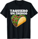 Taquiero un chingo, funny mexican pun for taco lovers T-Shirt - T-Shirt | Black