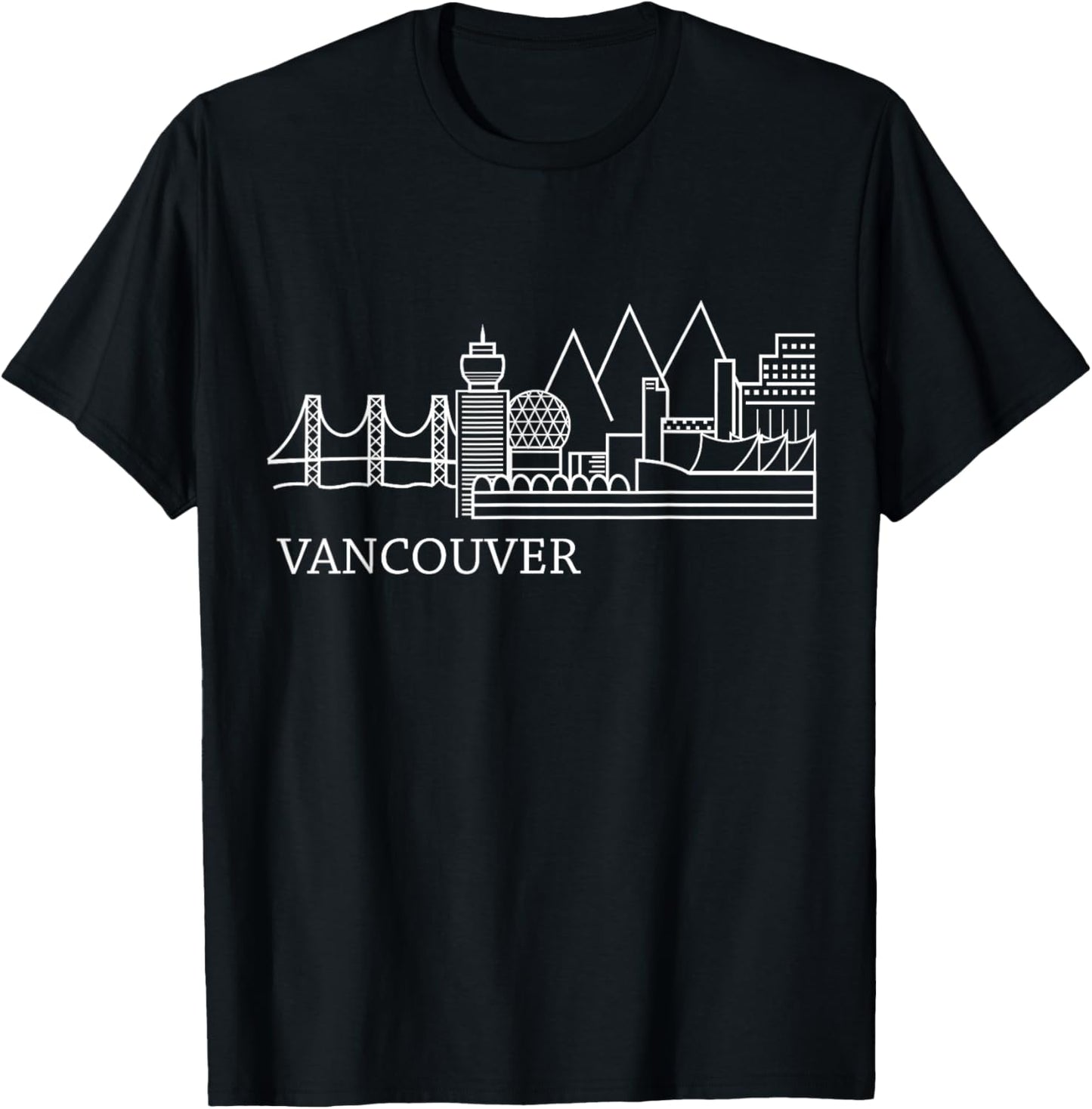 Souvenir Vancouver Canada Shirt Gifts T-Shirt - T-Shirt | Black