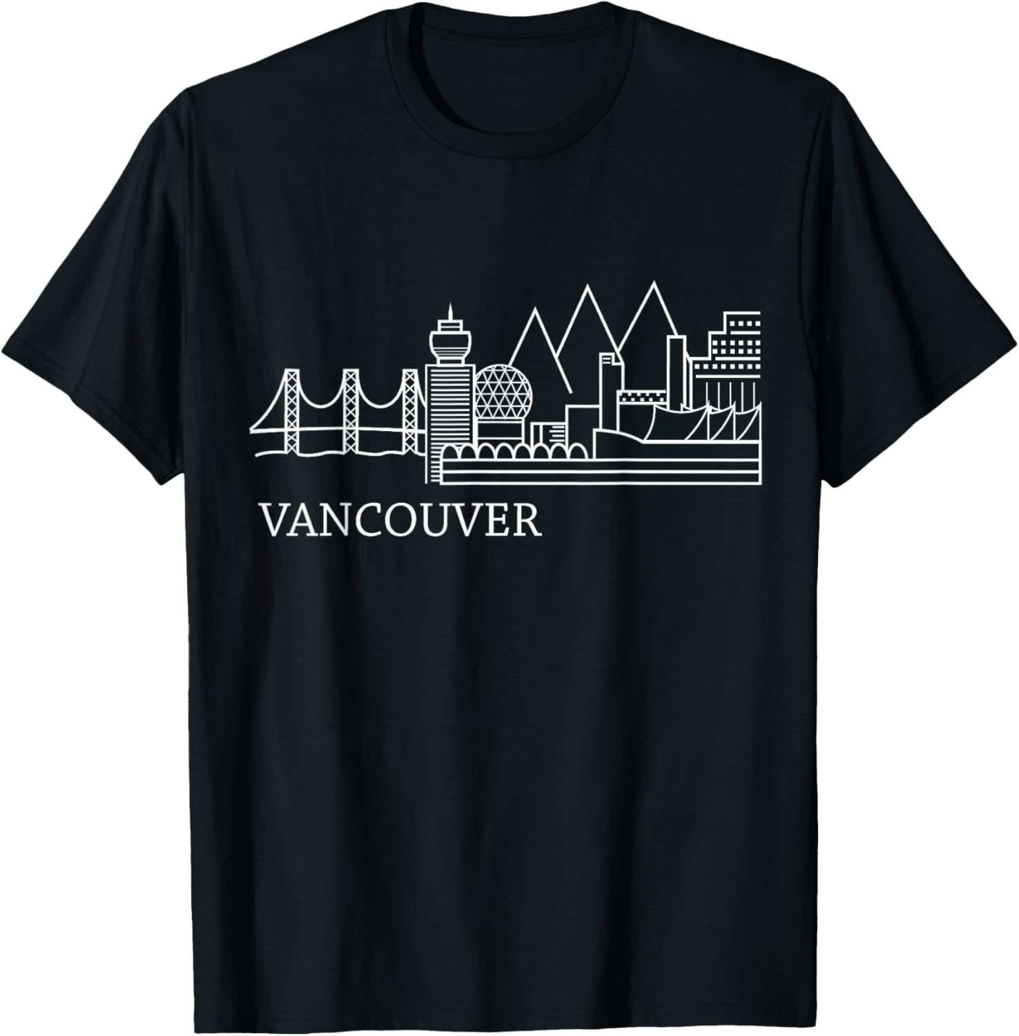 Souvenir Vancouver Canada Shirt Gifts T-Shirt - T-Shirt | Black