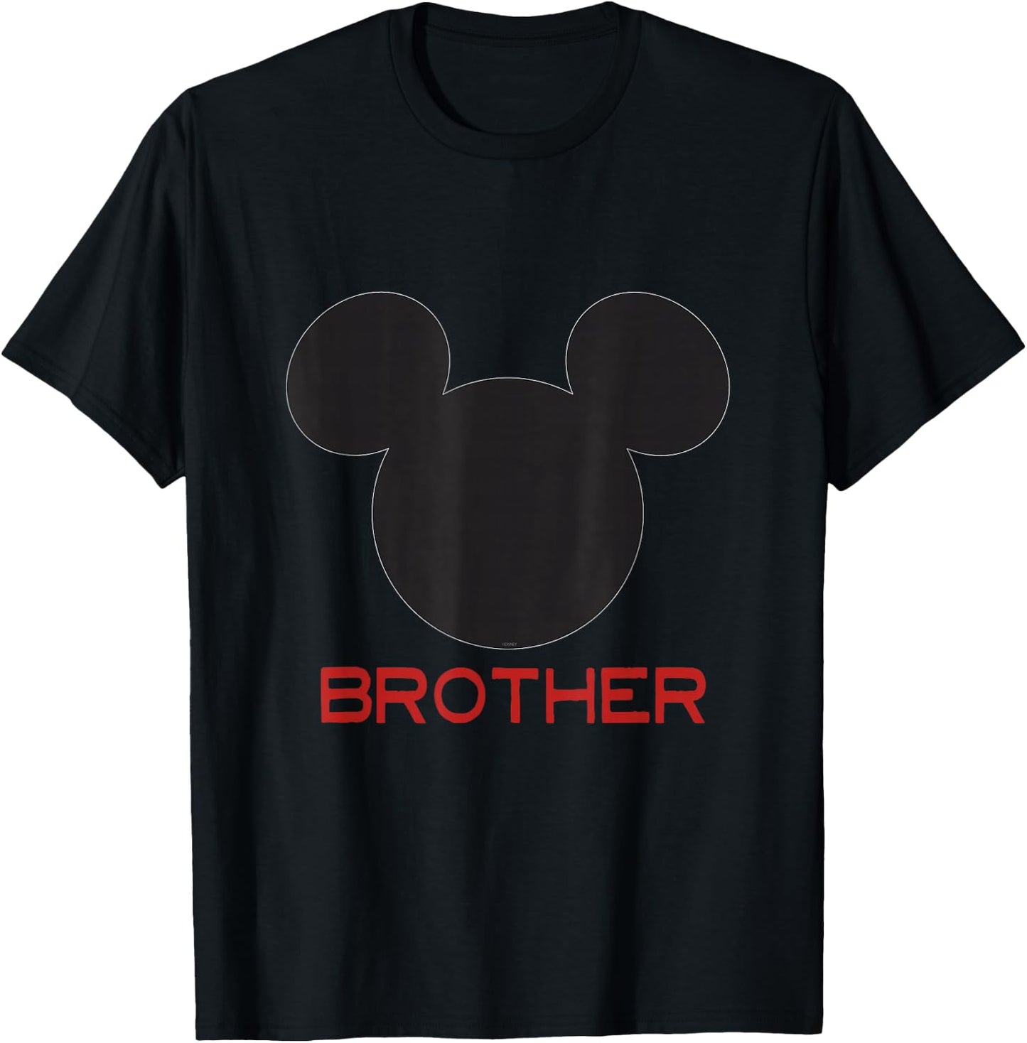 Disney Mickey Mouse Brother Family Small T-Shirt - T-Shirt | Black