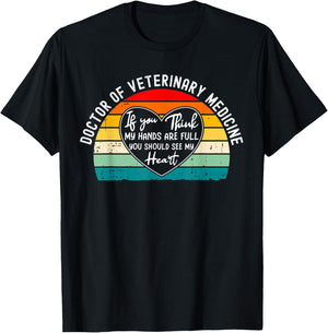 Doctor of Veterinary Medicine DVM Graduation Appreciation T-Shirt - T-Shirt | Black