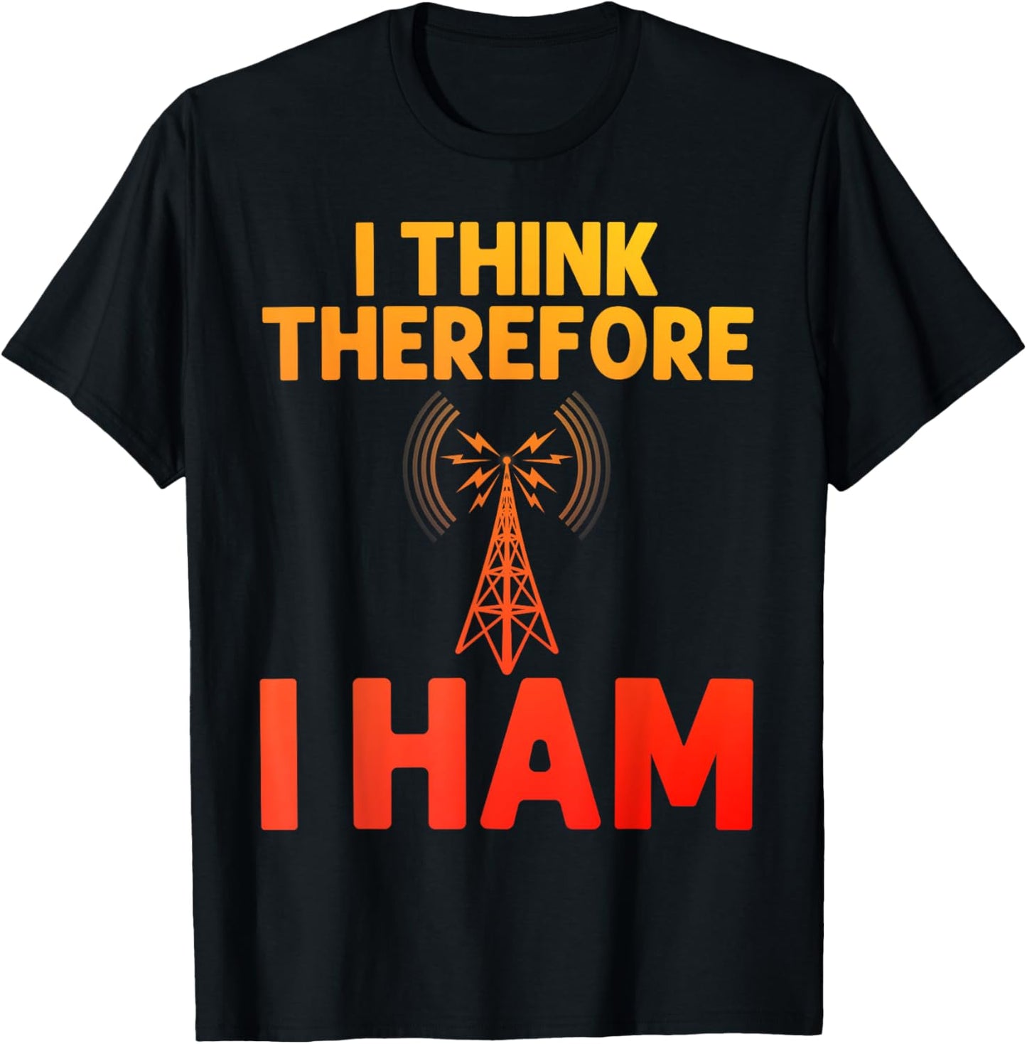 Cool Ham Radio Art Women Amateur Radio Ham Operator T-Shirt - T-Shirt | Black