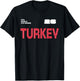 FIFA World CUP26 Turkey Outline Graphic T-Shirt - T-Shirt | Black