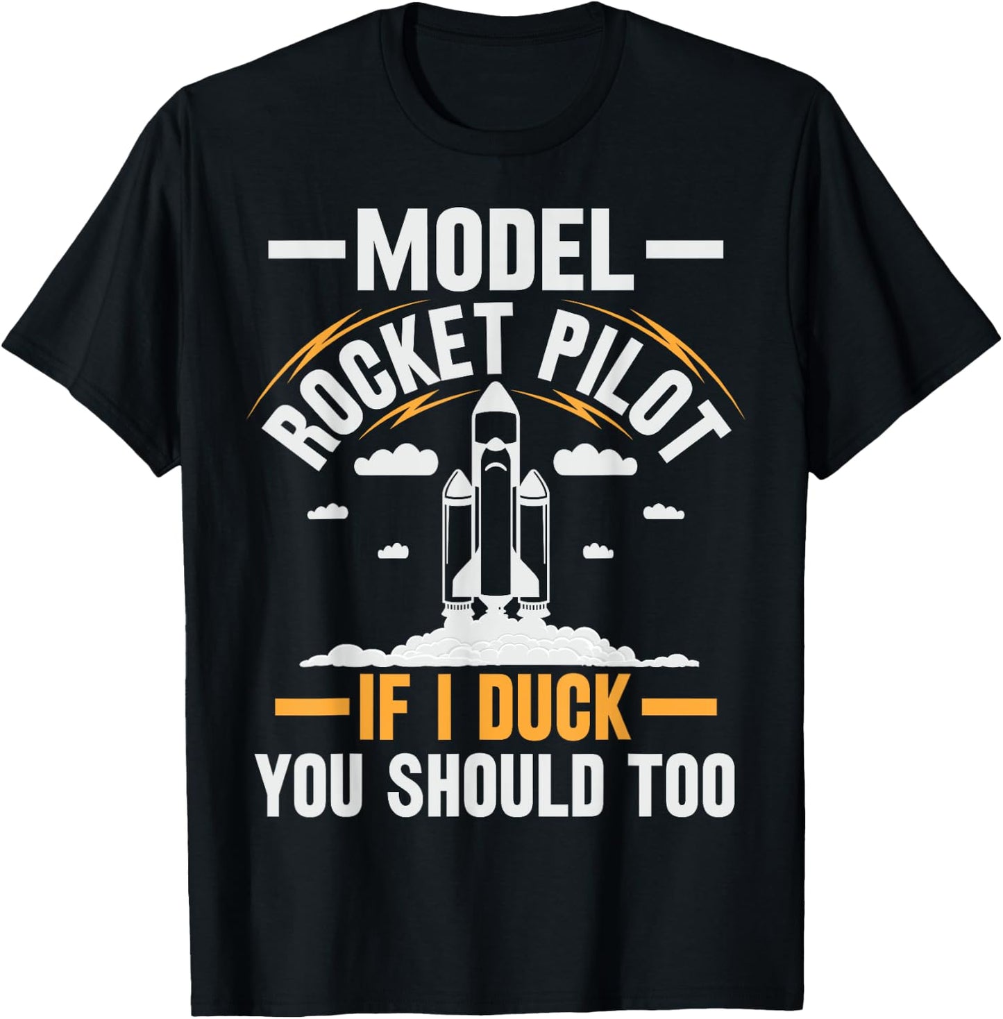 Model Rocket Scientist Design for a Model Rocket Expert T-Shirt - T-Shirt | Black