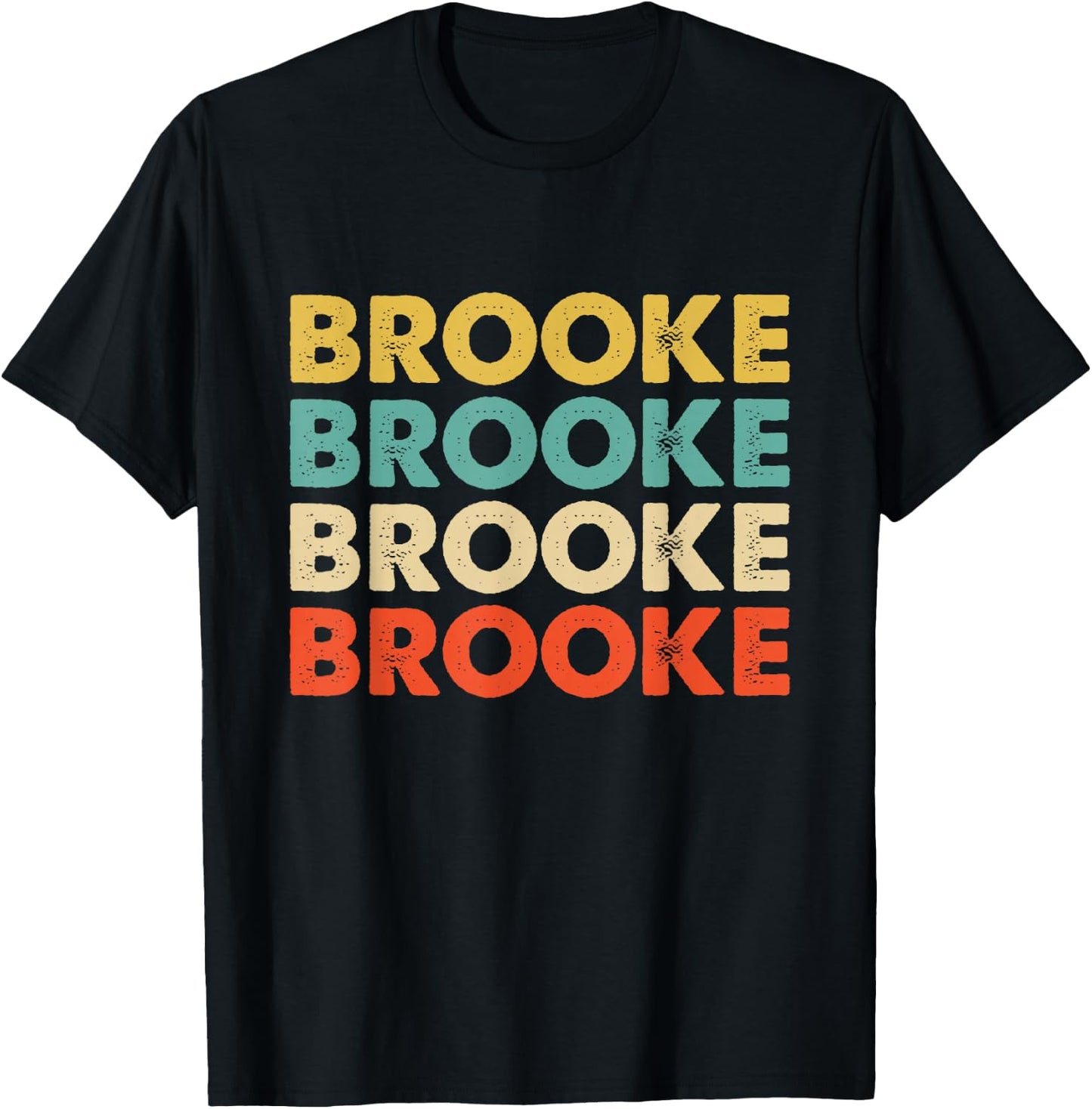 Brooke Name T-Shirt - T-Shirt | Black