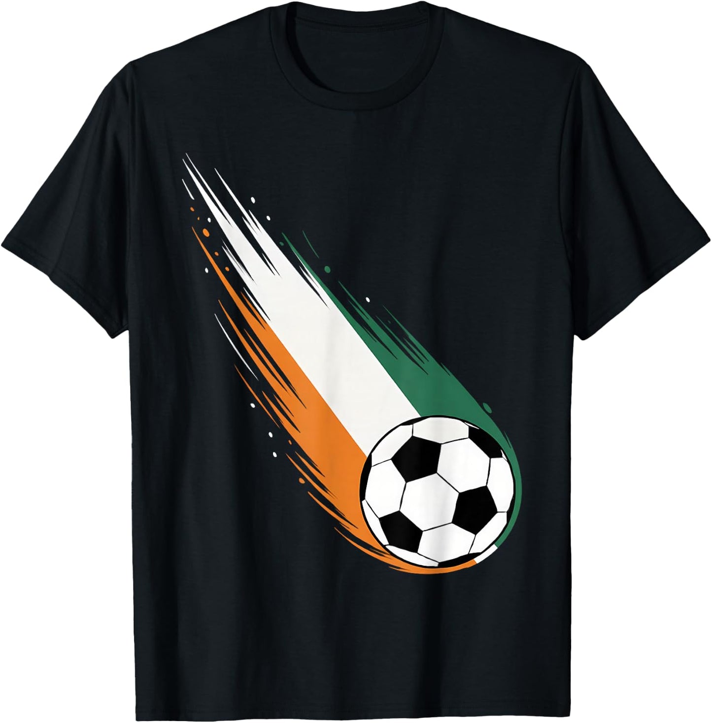 Ivory Coast Flag Graphic Ivory Coast Pride Heritage T-Shirt - T-Shirt | Black