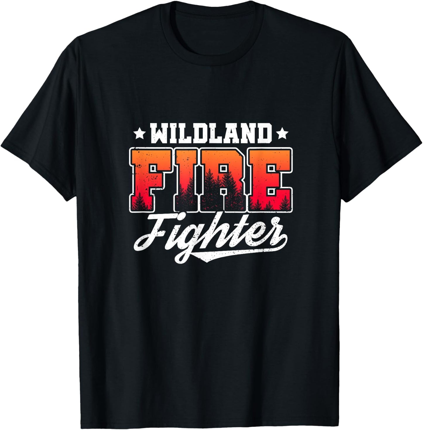 Wildland firefighter T-Shirt - T-Shirt | Black