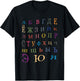 Russian Alphabet Learn Russian Shirt T-Shirt - T-Shirt | Black