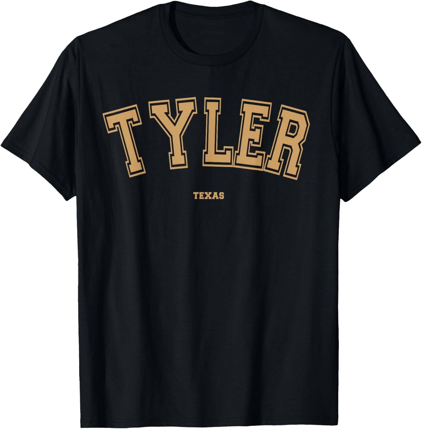 Tyler Sports College Style on Tyler T-Shirt - T-Shirt | Black