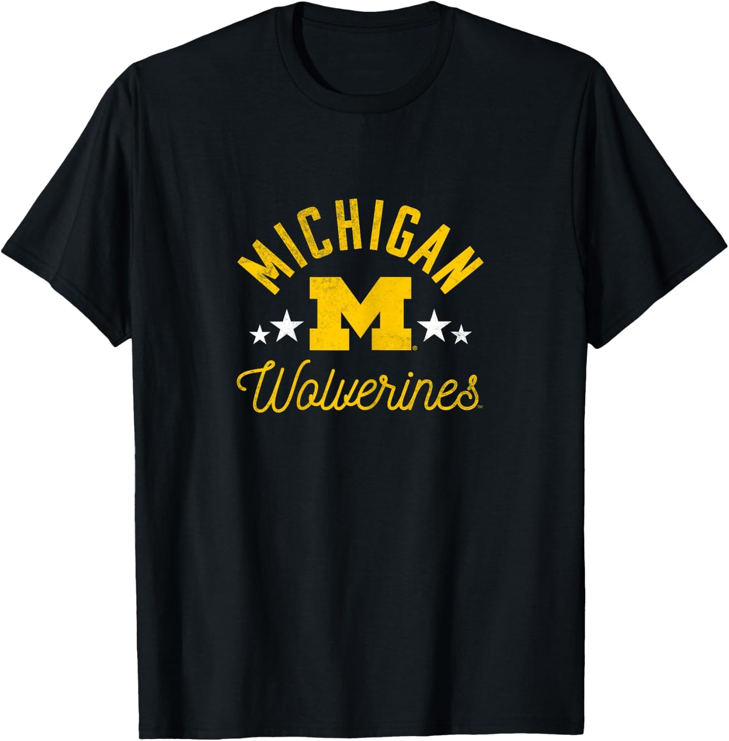University of Michigan Wolverines U of M Wolverines T-Shirt - T-Shirt | Black