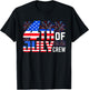 4th Of July Crew Funny Independence Day Family Matching T-Shirt - T-Shirt | Black