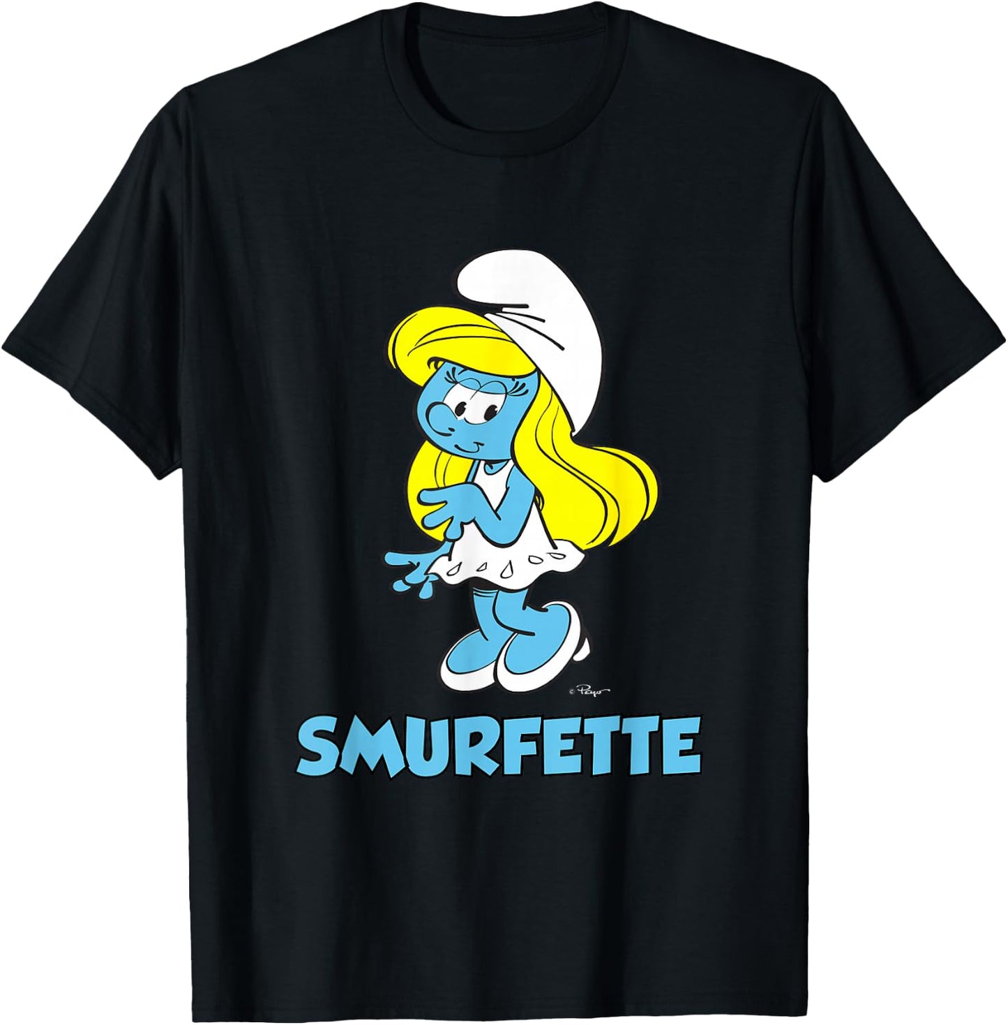 The Smurfs Smurfette T-Shirt - T-Shirt | Black