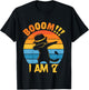 Kids 7th Birthday Cat Dabbing 7 Year Old Birthday Boy Girl T-Shirt - T-Shirt | Black