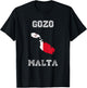Malta Distressed Flag Gozo Pride T-Shirt - T-Shirt | Black