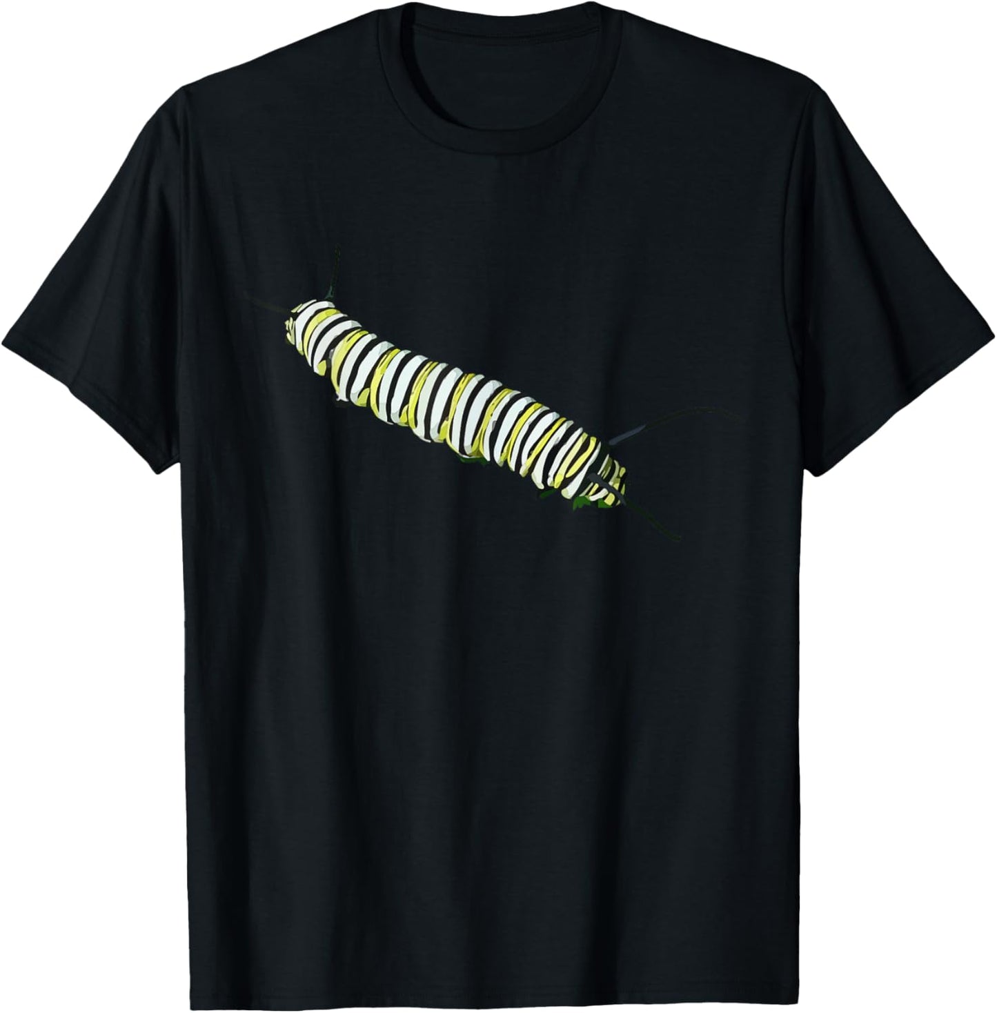 Monarch Caterpillar Monarch Caterpillar Shirt T-Shirt - T-Shirt | Black
