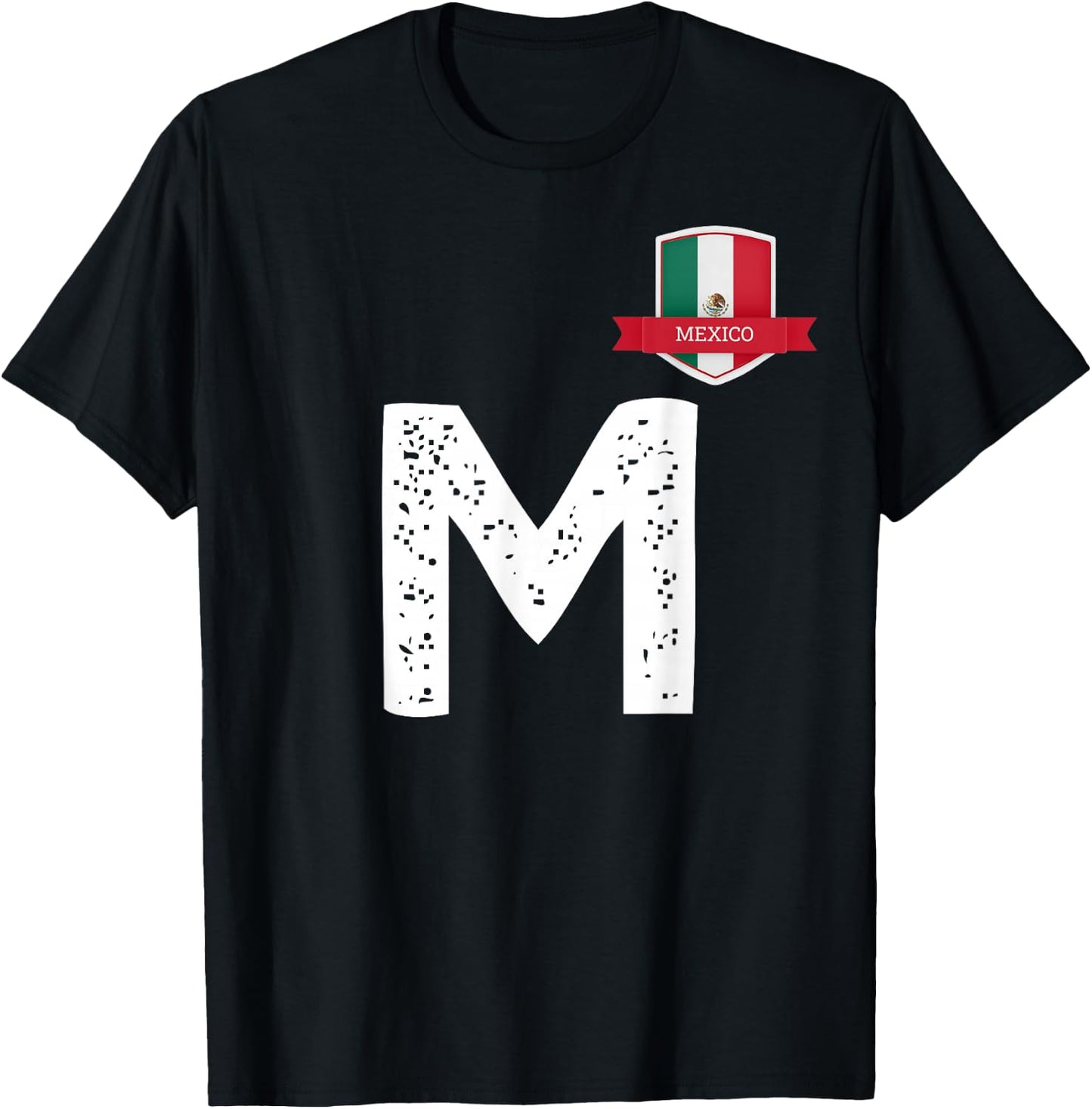 Mexico Human Flag M Mexican Mexico T-Shirt - T-Shirt | Black
