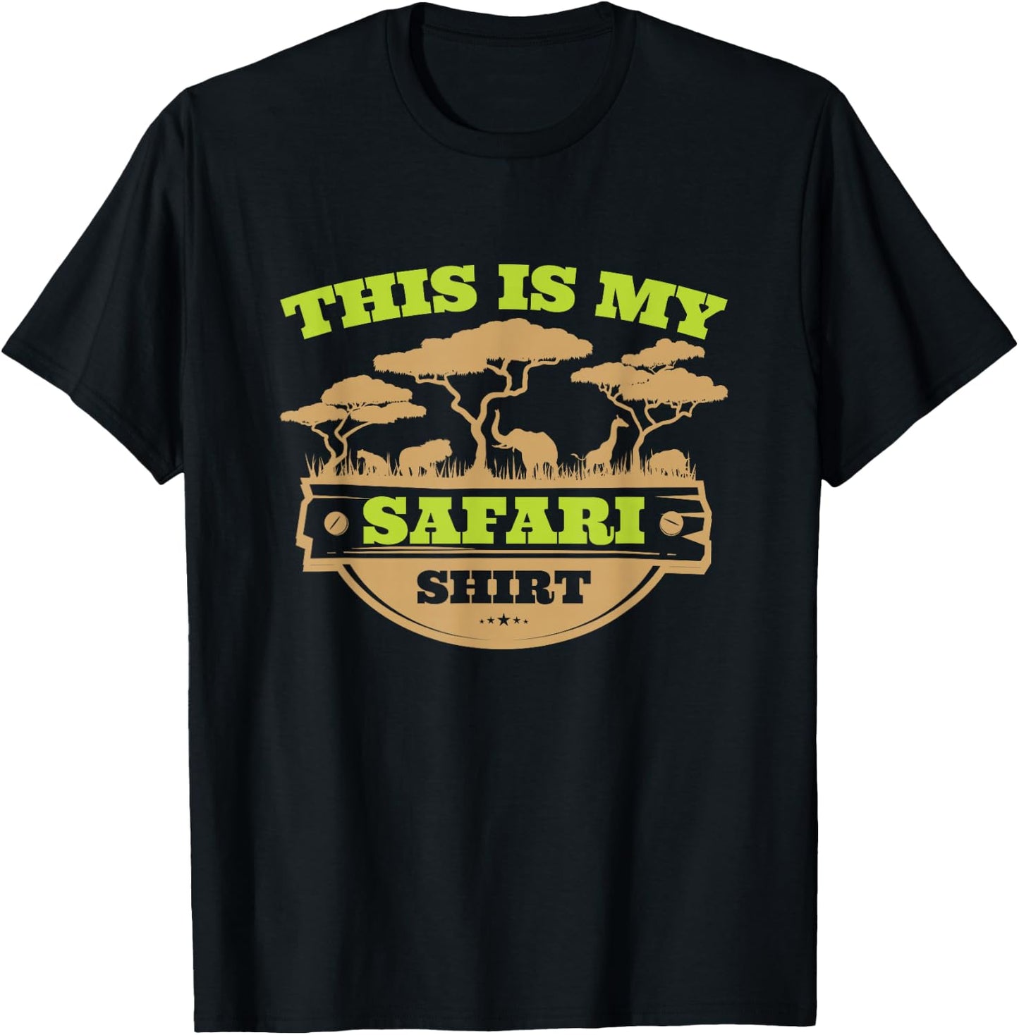 Safari Ranger Squad Toddler Teens T-Shirt - T-Shirt | Black