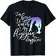 I'm Here to Watch my Flippin' Daughter Gymnast Mom T-Shirt - T-Shirt | Black