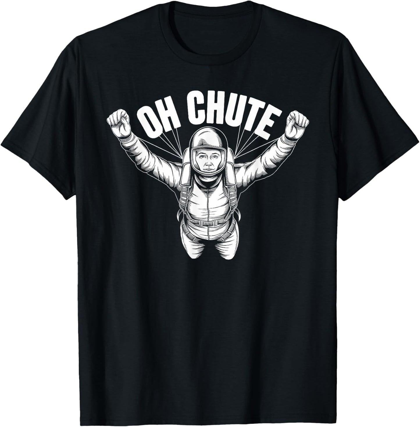 Oh Chute T-Shirt - T-Shirt | Black