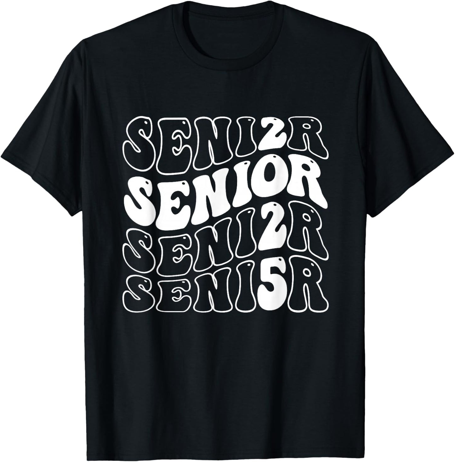 Senior 2025 Graduation Class Of 2025 T-Shirt - T-Shirt | Black